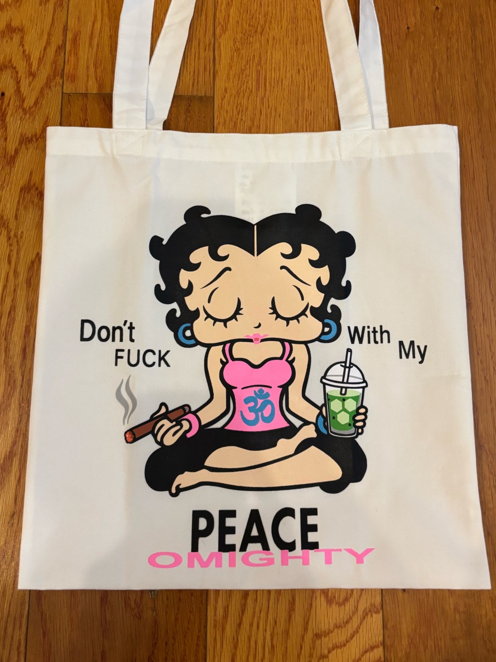 OMighty Don’t F with my Peace Tote Bag